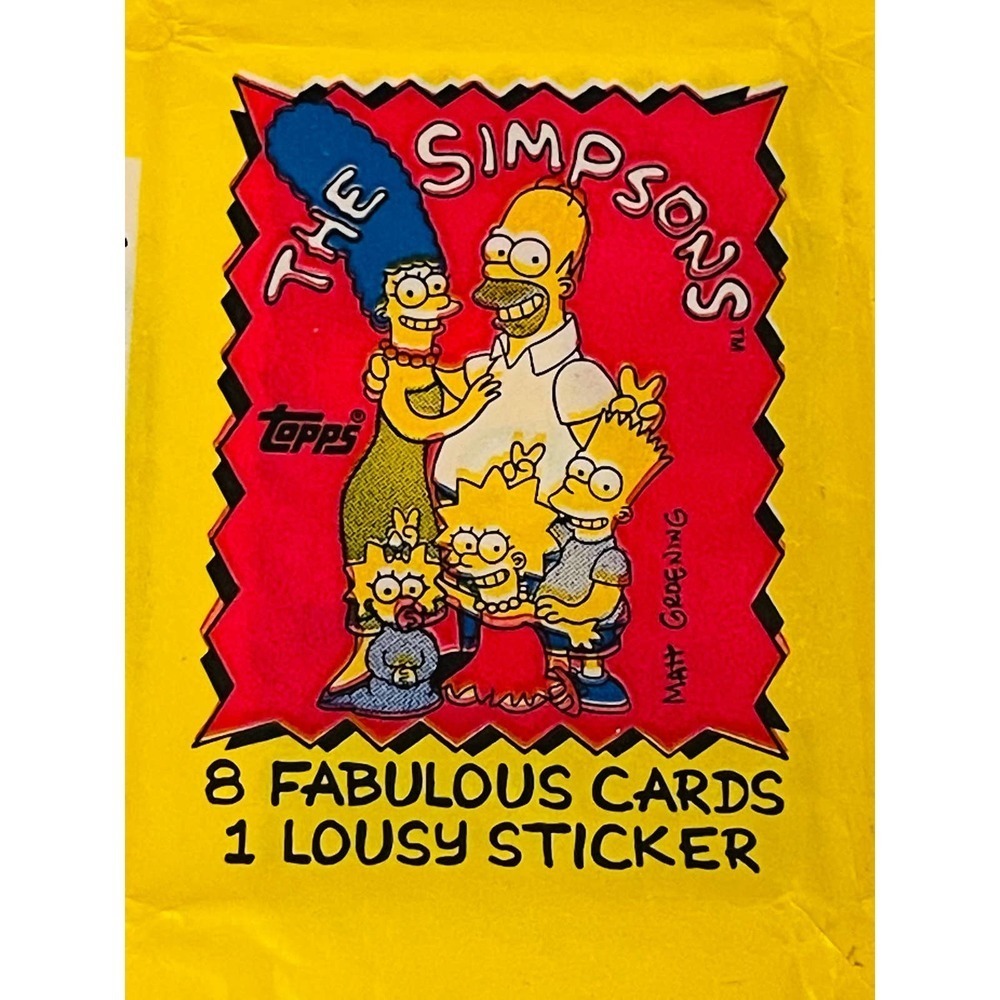NEW - 1990 The Simpsons Topps Trading Cards - Complete Set